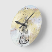 Isaac Asimov Quote Ronde Klok (Hoek)