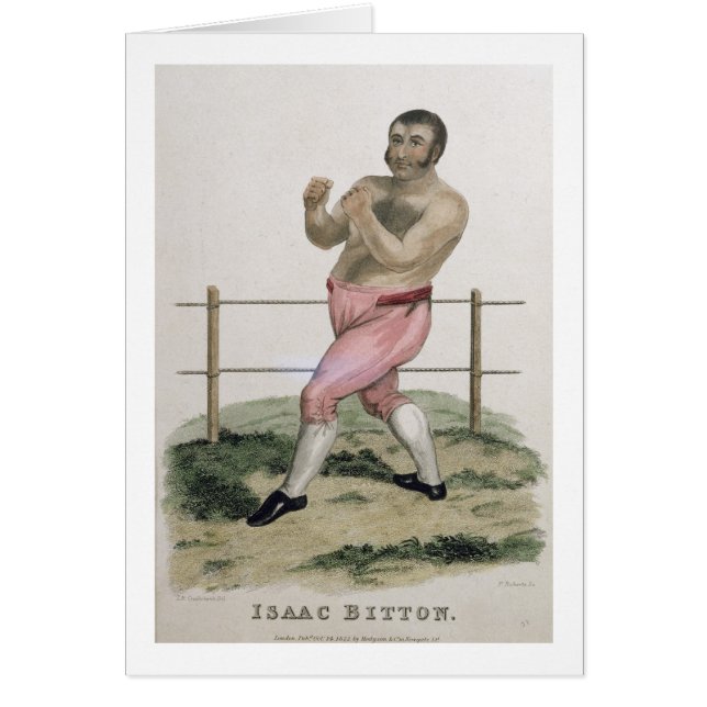 Isaac Bitton, gegraveerd door P. Roberts, publicee (Voorkant)