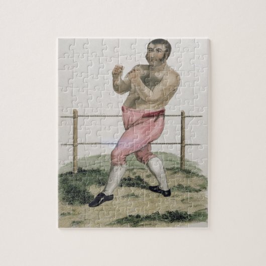 Isaac Bitton, gegraveerd door P. Roberts, publicee Legpuzzel (Verticaal)