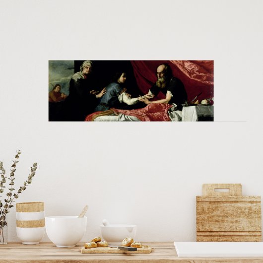Isaac Blessing Jacob, 1637 Poster (Keuken)