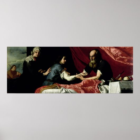 Isaac Blessing Jacob, 1637 Poster (Voorkant)