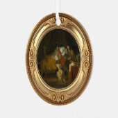 Isaac Blessing Jacob Advent Jesse Tree Metalen Ornament (Voorkant links)