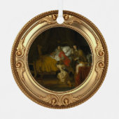 Isaac Blessing Jacob Advent Jesse Tree Metalen Ornament (Voorkant)