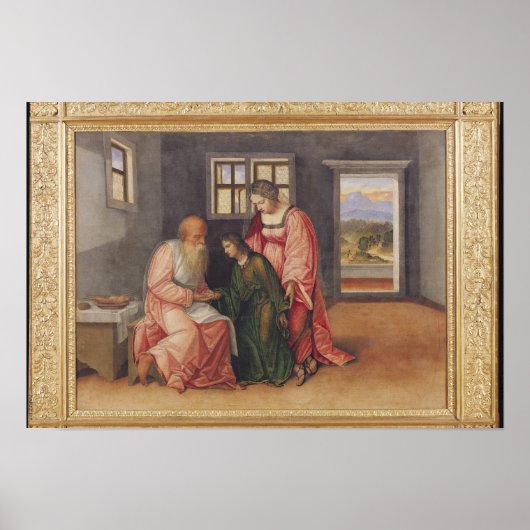 Isaac Blessing Jacob, c.1520 Poster (Voorkant)