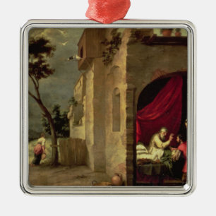 Isaac Blessing Jacob Metalen Ornament