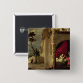 Isaac Blessing Jacob Vierkante Button 5,1 Cm (Voorkant /achterkant)