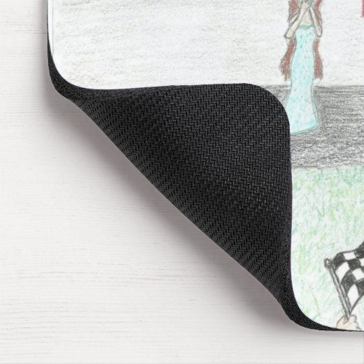 Isaac de Runner 2 mousepad Muismat (Hoek)