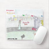 Isaac de Runner 2 mousepad Muismat (Met muis)