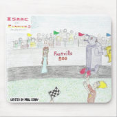 Isaac de Runner 2 mousepad Muismat (Voorkant)