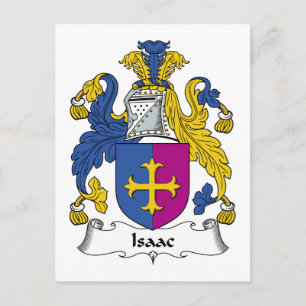 Isaac Family Crest Briefkaart