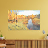 Isaac Levitan Golden Autumn Canvas Afdruk (Insitu (Woonkamer))