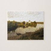 Isaac Levitan- Vesper chimes Legpuzzel (Horizontaal)