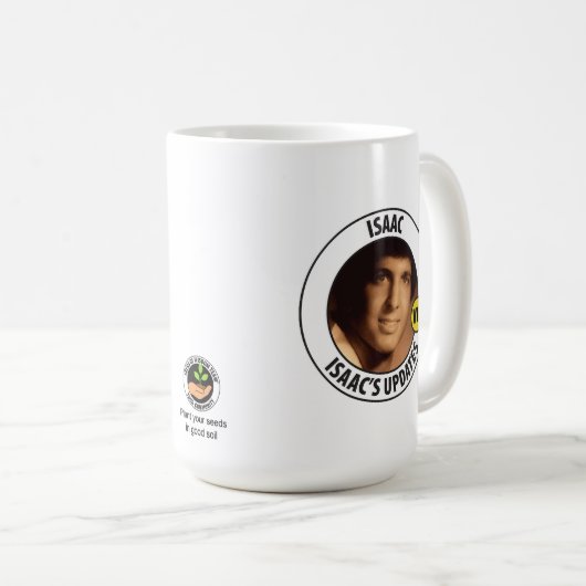 Isaac Lies Coffee Mok (Voorkant rechts)