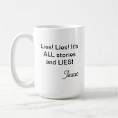 Isaac Lies Coffee Mok (Links)