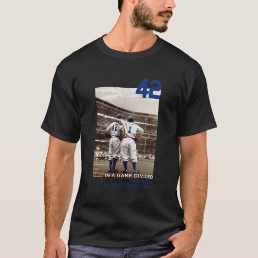 Isaac Morris 42 Jackie Robinson Mannen T-shirt (Voorkant)