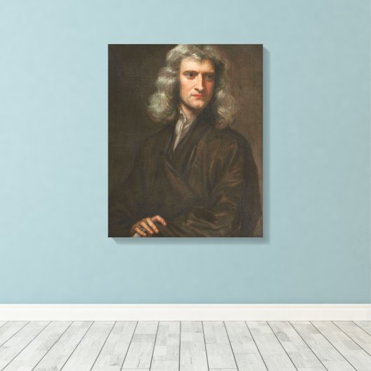 Isaac Newton Canvas Afdruk (Insitu (Houten vloer))