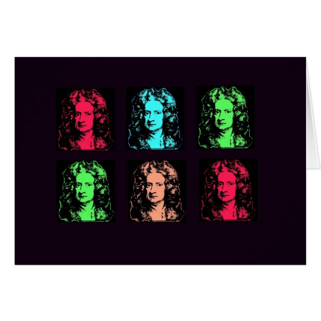 Isaac Newton Collage (Voorkant Horizontaal)