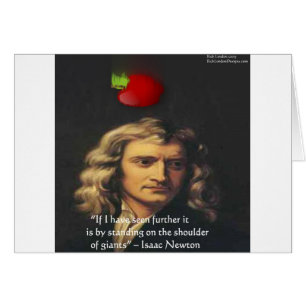 Isaac Newton "Giants Shoulders" Wisdom Gifts & T-s