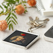 Isaac Newton "Giants Shoulders" Wisdom Gifts & T-s Sleutelhanger (Zijkant)