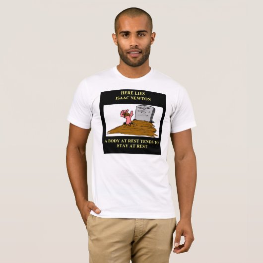 isaac newton grap t-shirt (Voorkant volledig)