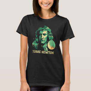 Isaac Newton Gravitatie Natuurkunde Wetenschap T-shirt