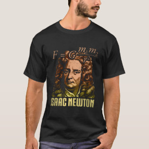 Isaac Newton Gravitatie Natuurkunde Wetenschap T-shirt