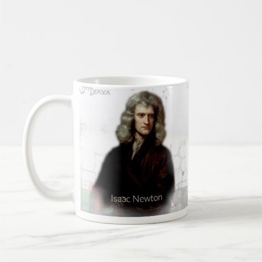 Isaac Newton Historische Mok (Links)