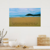 Isaac Newton ISPIRATIONAL QUOTATION Poster (Keuken)