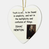 isaac newton keramisch ornament (Links)