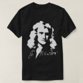 Isaac Newton laws of physics mathematics T-shirt (Design voorkant)