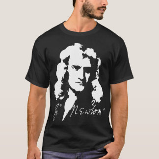 Isaac Newton laws of physics mathematics T-shirt