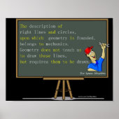 Isaac Newton Mathematics poster (Voorkant)