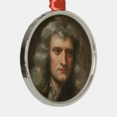 Isaac Newton Metalen Ornament (Rechts)