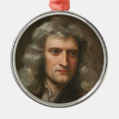 Isaac Newton Metalen Ornament (Voorkant)