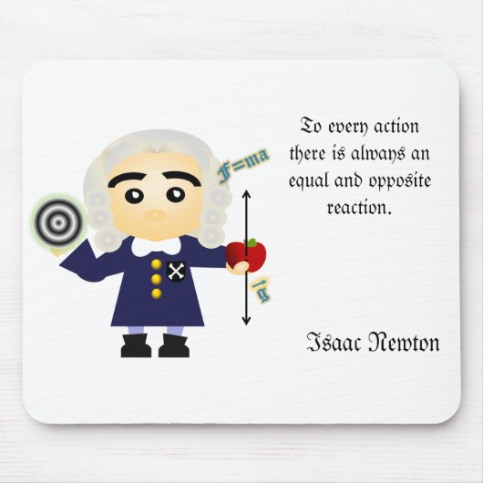 Isaac Newton Muismat (Voorkant)
