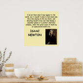 isaac newton poster (Keuken)