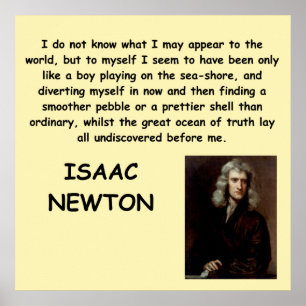 isaac newton poster