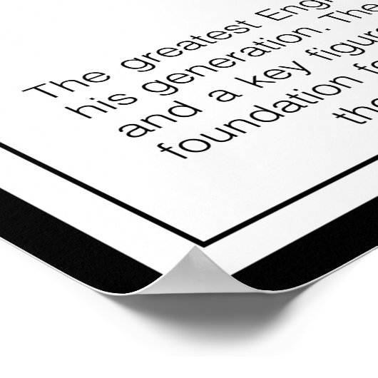 Isaac Newton Poster (Hoek)