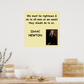 isaac newton poster (Keuken)