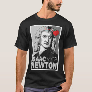 Isaac Newton Poster stijl Pop kunst T-shirt