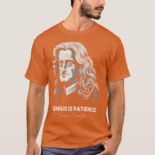 Isaac Newton Quotes 1 T-shirt (Voorkant)