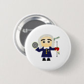 Isaac Newton Ronde Button 5,7 Cm (Voorkant /achterkant)