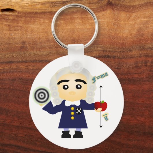 Isaac Newton Sleutelhanger (Voorkant)