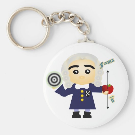 Isaac Newton Sleutelhanger (Voorkant)