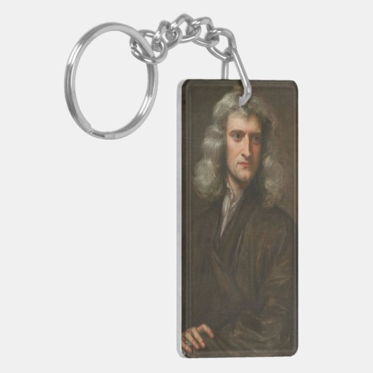 Isaac Newton Sleutelhanger (Voorkant Links)