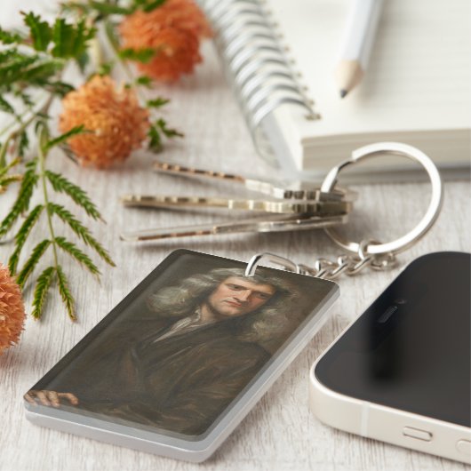 Isaac Newton Sleutelhanger (Voorkant Rechts)