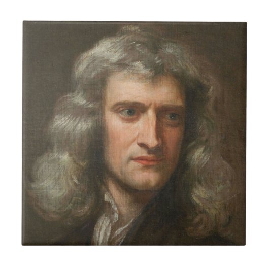 Isaac Newton Tegeltje (Voorkant)