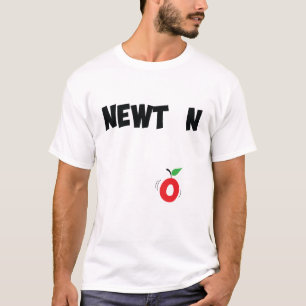 Isaac Newton-tekstontwerp T-shirt