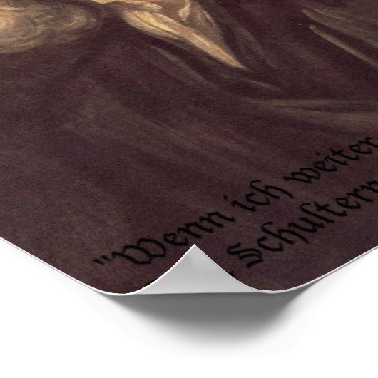 Isaac Newton Zitat Poster (Hoek)