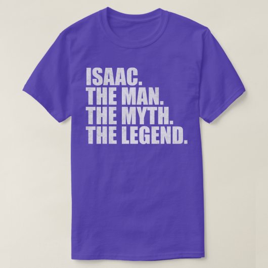 IsaacIsaac naam Isaac voornaam T-shirt (Design voorkant)